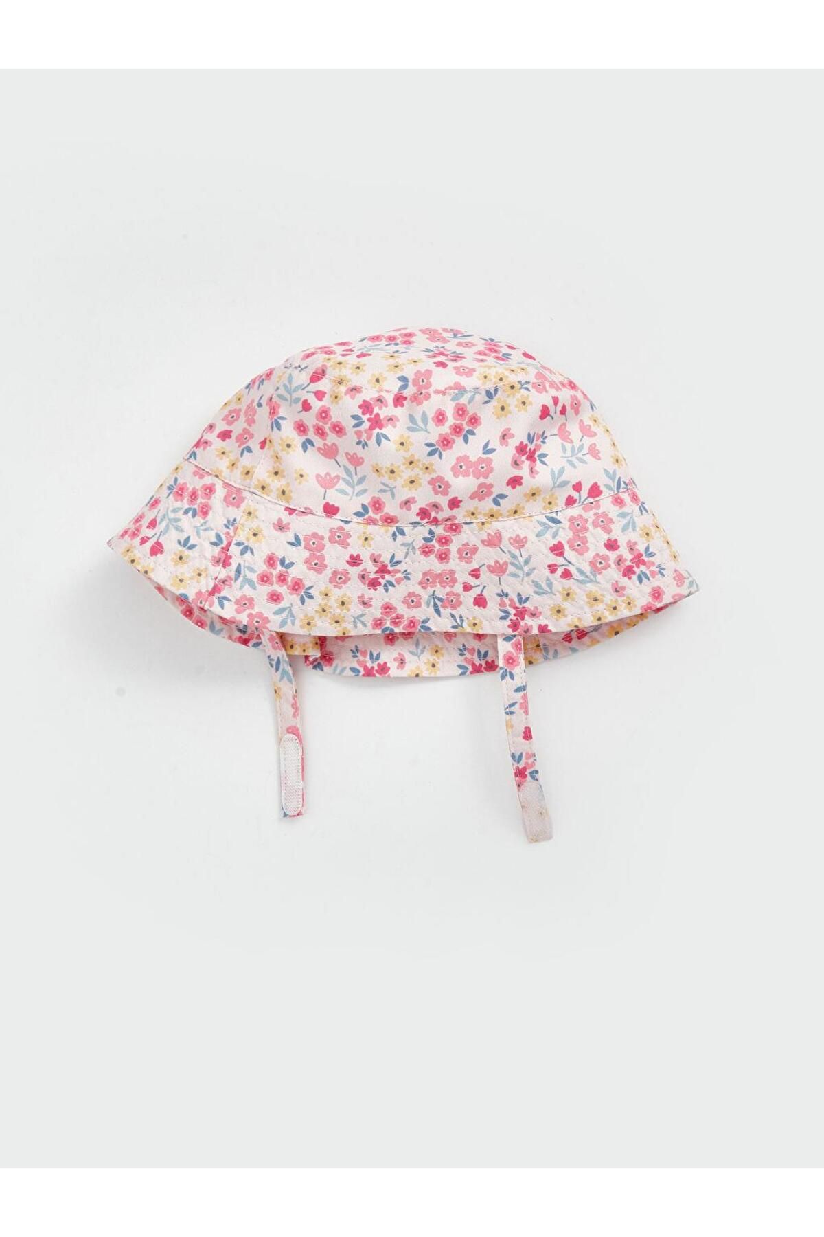 LC Waikiki-LCW baby Flower Patterned Baby Girl Bucket Hat 3