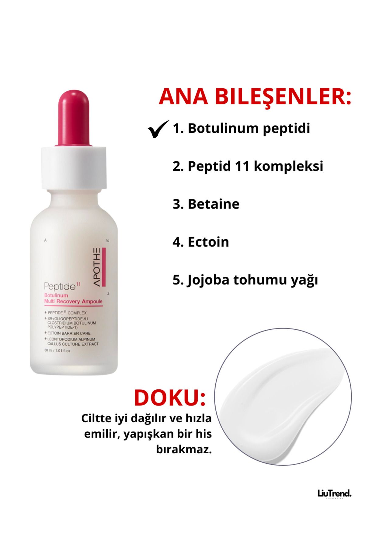 APOTHE-Peptide 11 Botulinum Multi Recovery Ampoule 30 ml Liposomal Multiple Ampoule with Botulinum 2