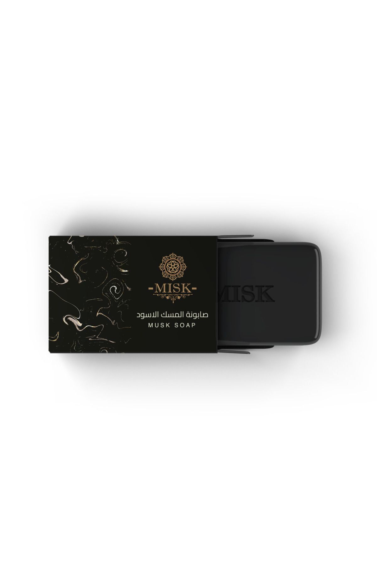 misk-Black Musk Soap - Activated Carbon and Acidizing Coke Soap 3