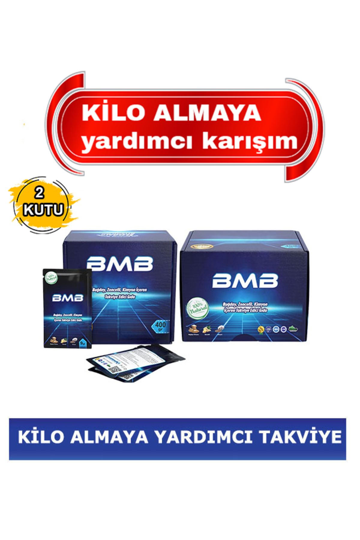 Bmb Kilo Aldırıcı 2 Kutu Yeni Ambalaj 2x400 gr