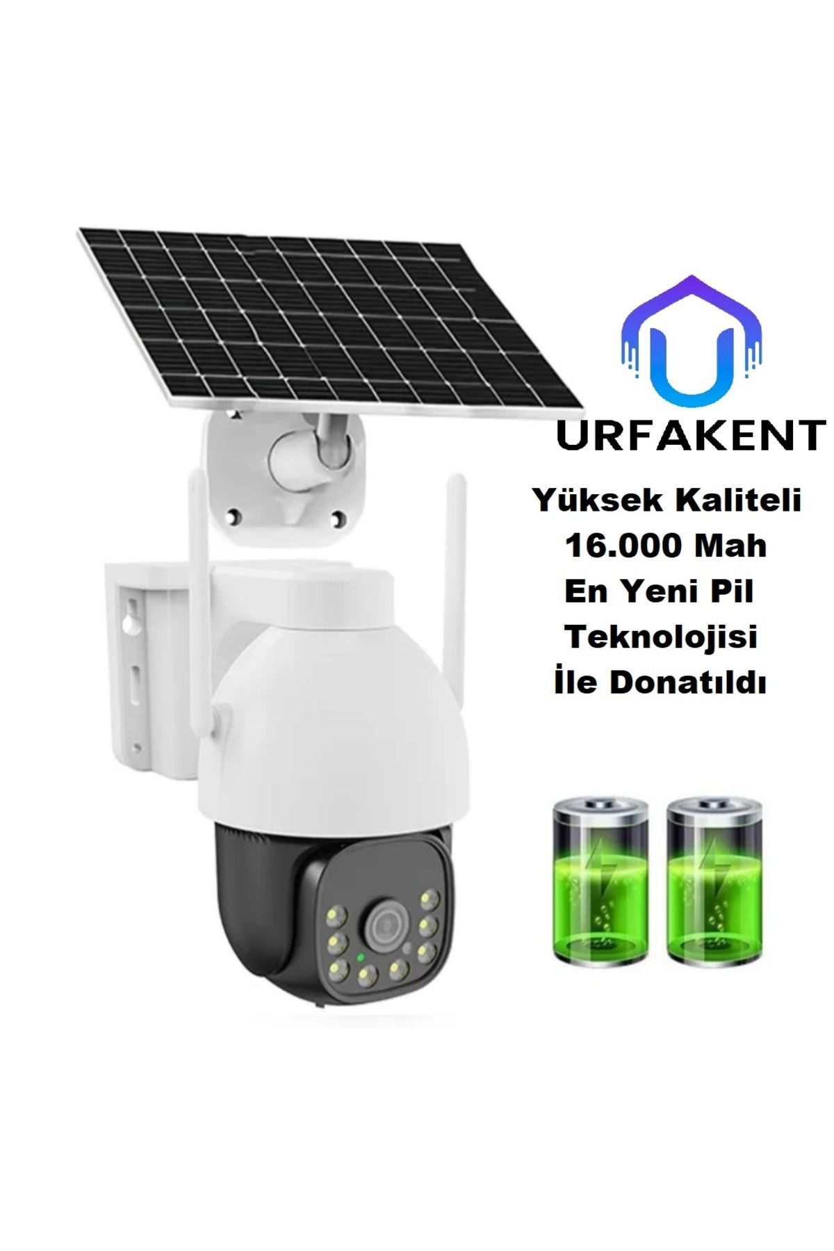 Urfakent TR De İlk Geceyi Gündüz Gösteren 4G Solar Kamera