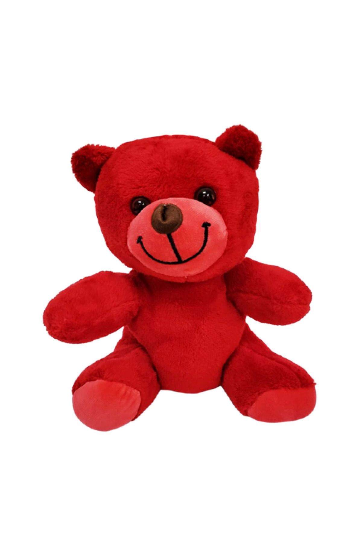 Evinso Sevimli Kırmızı Oyuncak Peluş Ayıcık