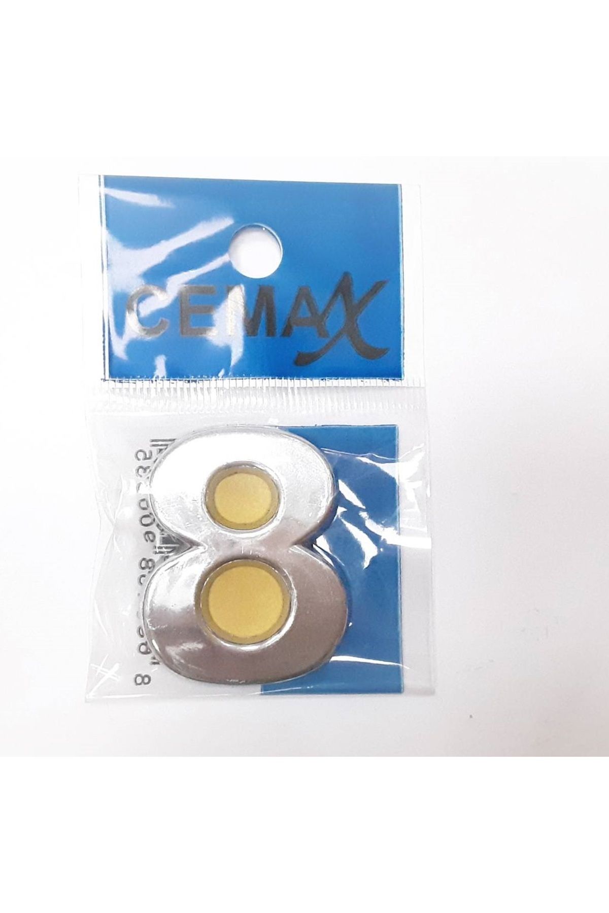 Albayrak 4 Cm Plastik Krom Kaplama Kapı Numarası - 8