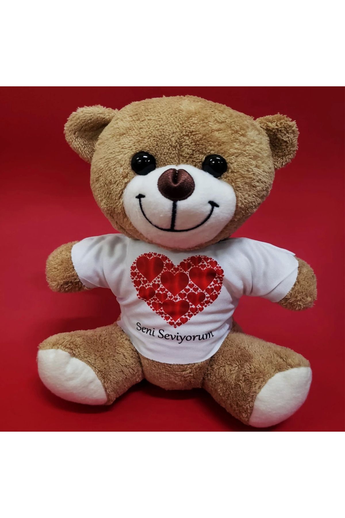 Evinso Love Tişörtlü Peluş Ayıcık