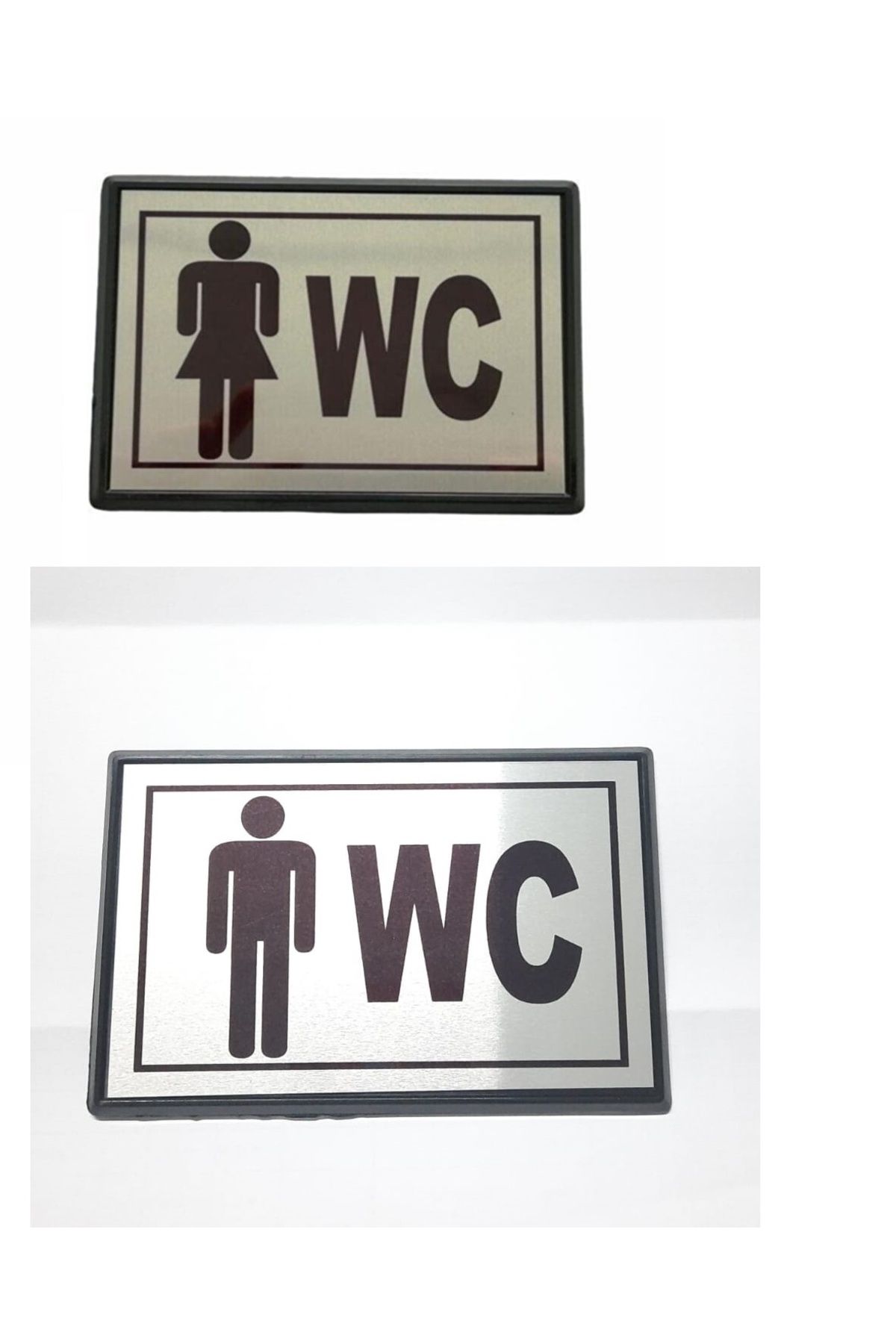 Albayrak Büyük Boy BAY-BAYAN WC Yönlendirme Tabelası 13 x 8 cm