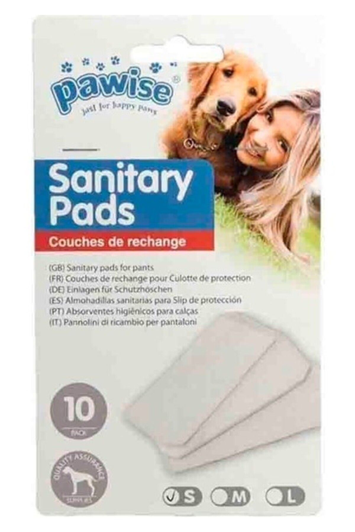 Pawise Köpek Külot Pedi S Boy 10 Lu Paket