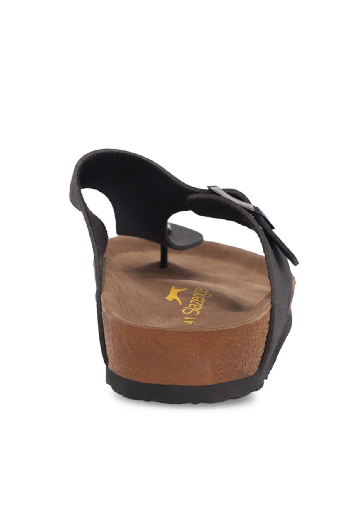 دمپایی سیاه مردانه و زنانه Luke Slipper مشکی Nubuk SA11se009 Slazenger