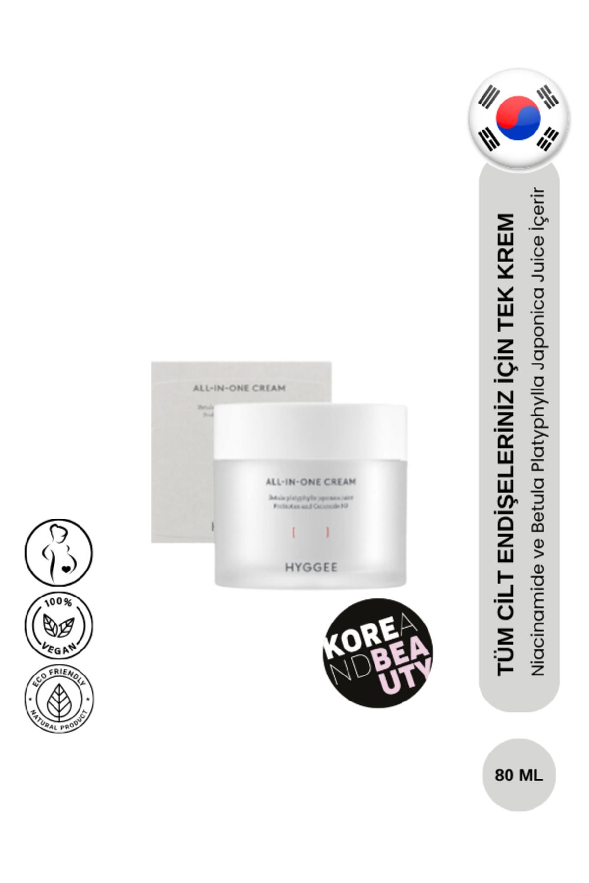 HYGGEE-All-In-One Cream 80ml |   Intensive Moisturizing and Skin Balancing Cream 1
