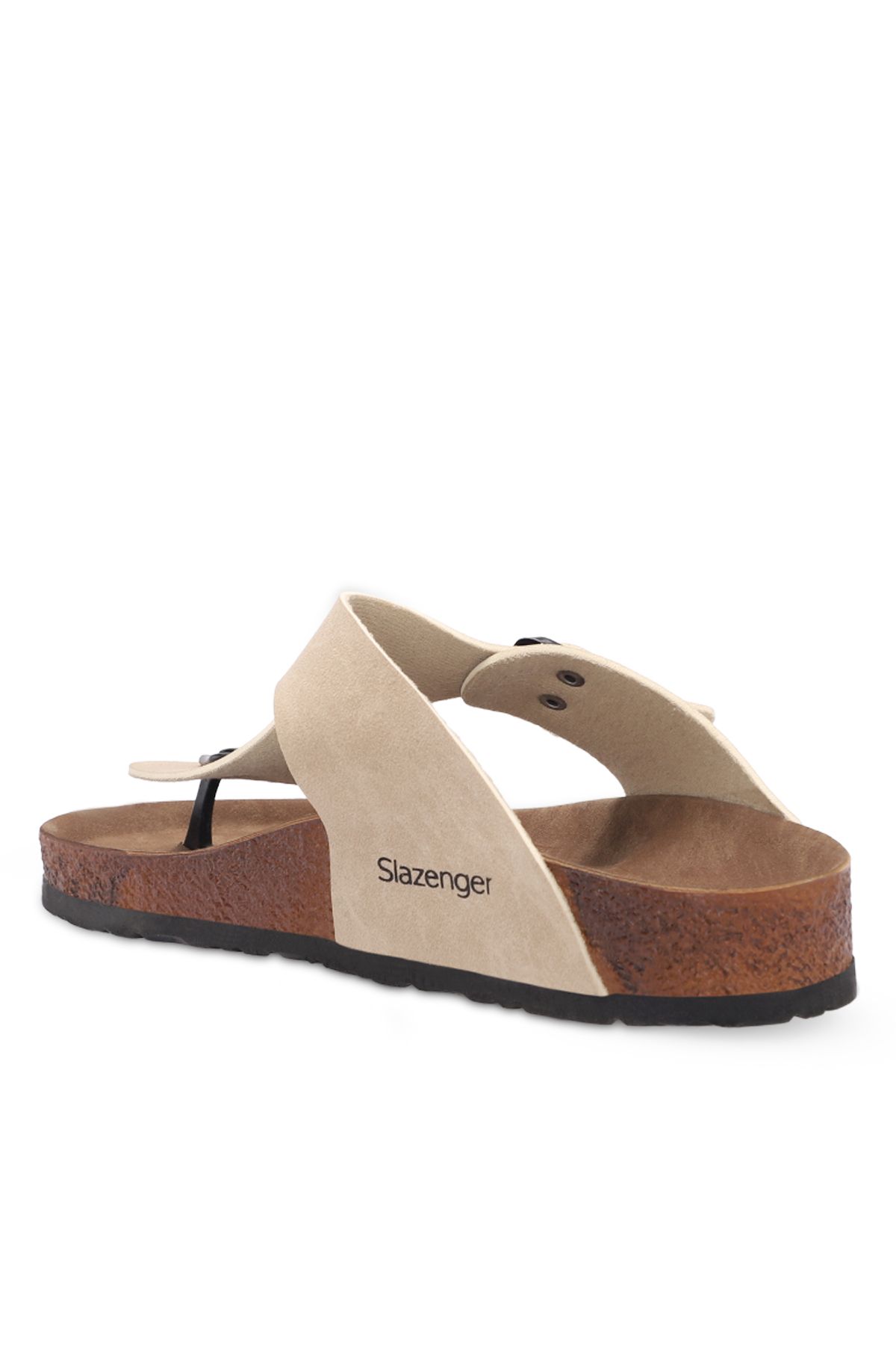 دمپایی نود مردانه و زنانه لوک یونسکس بژ Nubuk sa11se009 Slazenger