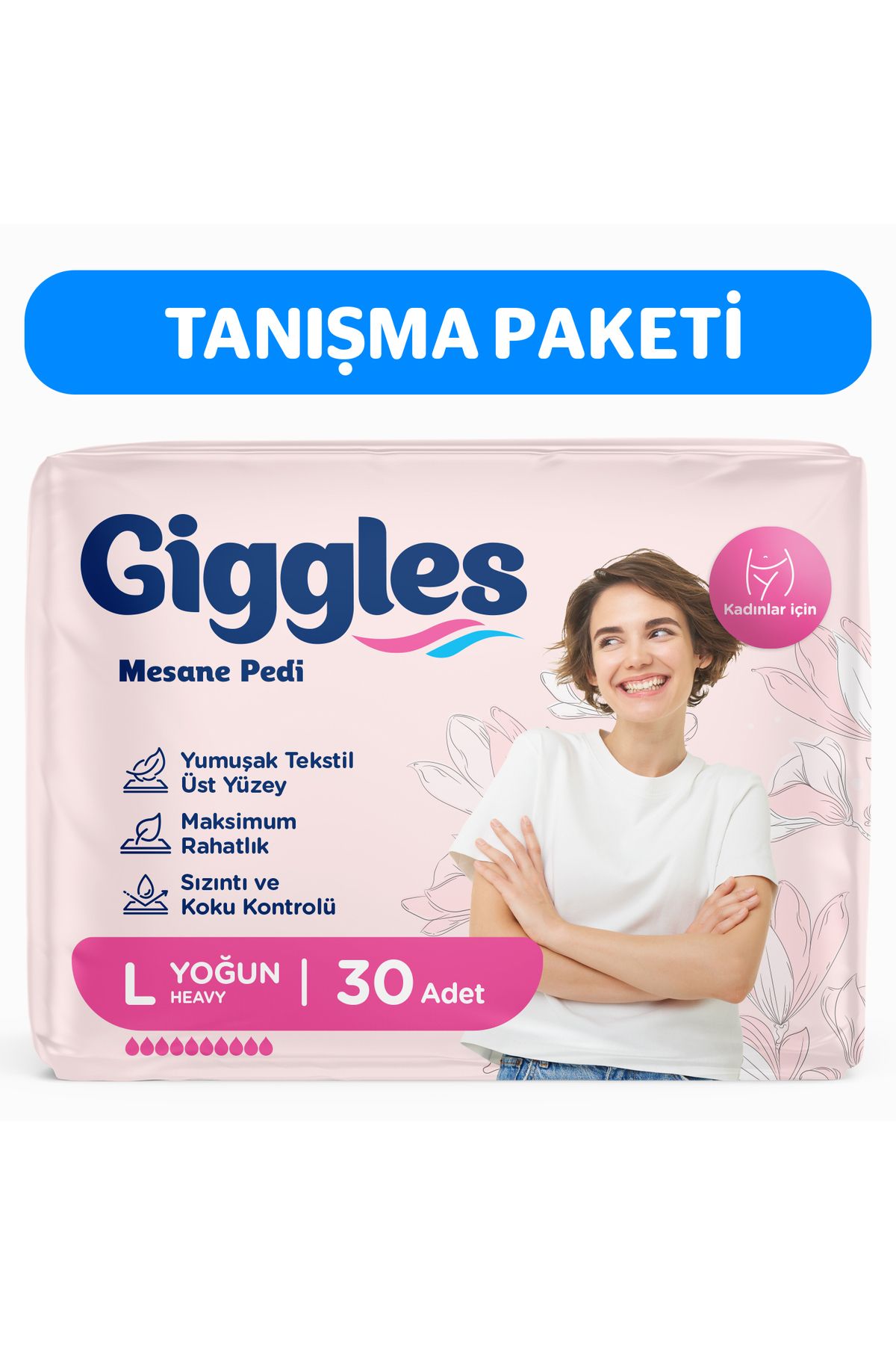 giggles Kadın Mesane Pedi Large(Yoğun) 30 Adet