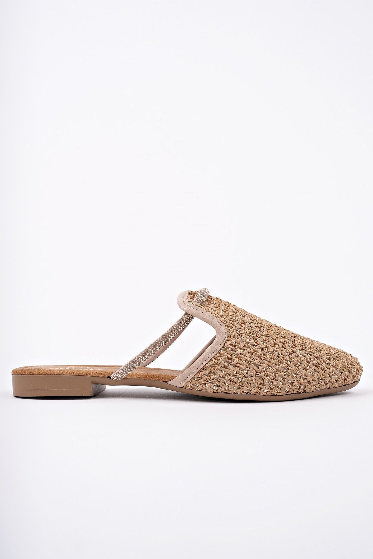 MUGGO-Zi̇nta Closed Front Women's Daily Straw Slippers 2