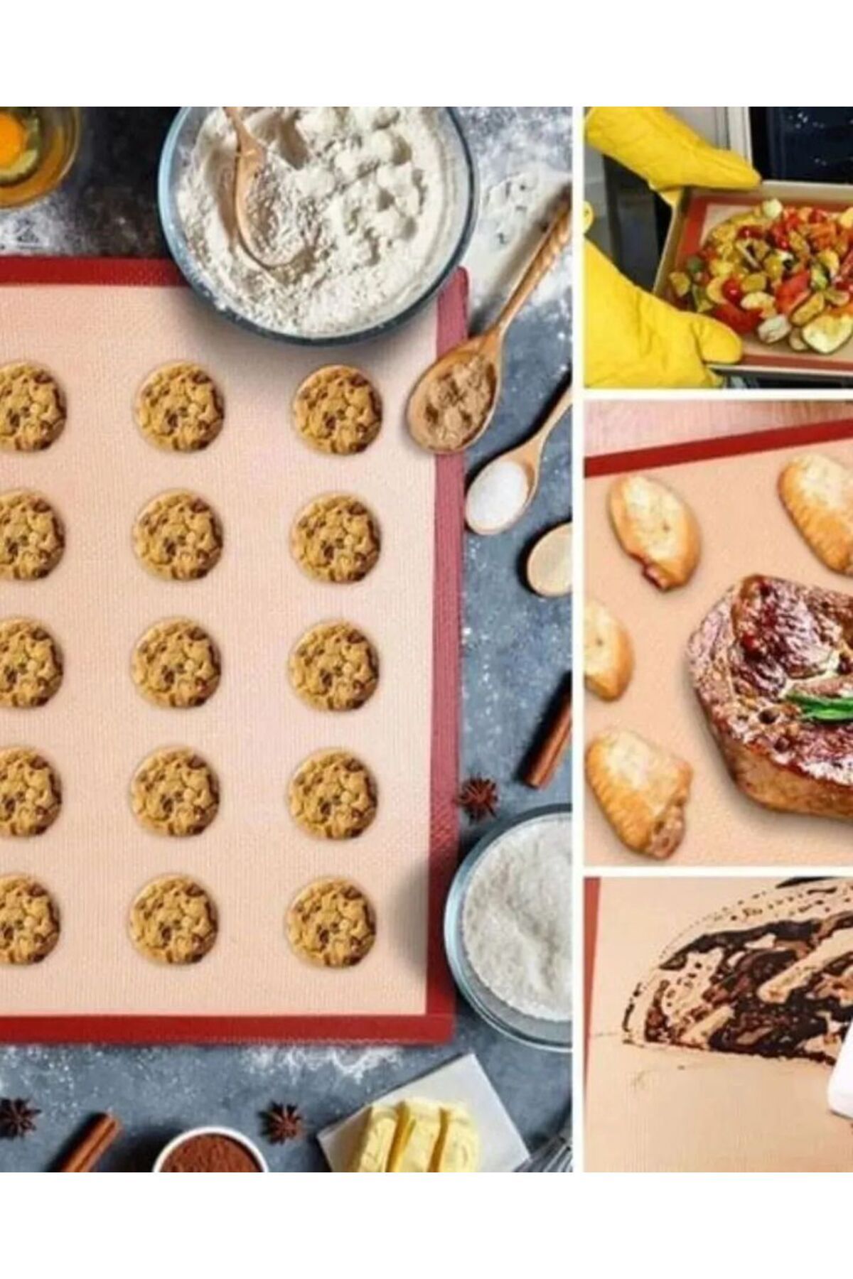 Dasupo Yanmaz Yapışmaz Pişirme Matı