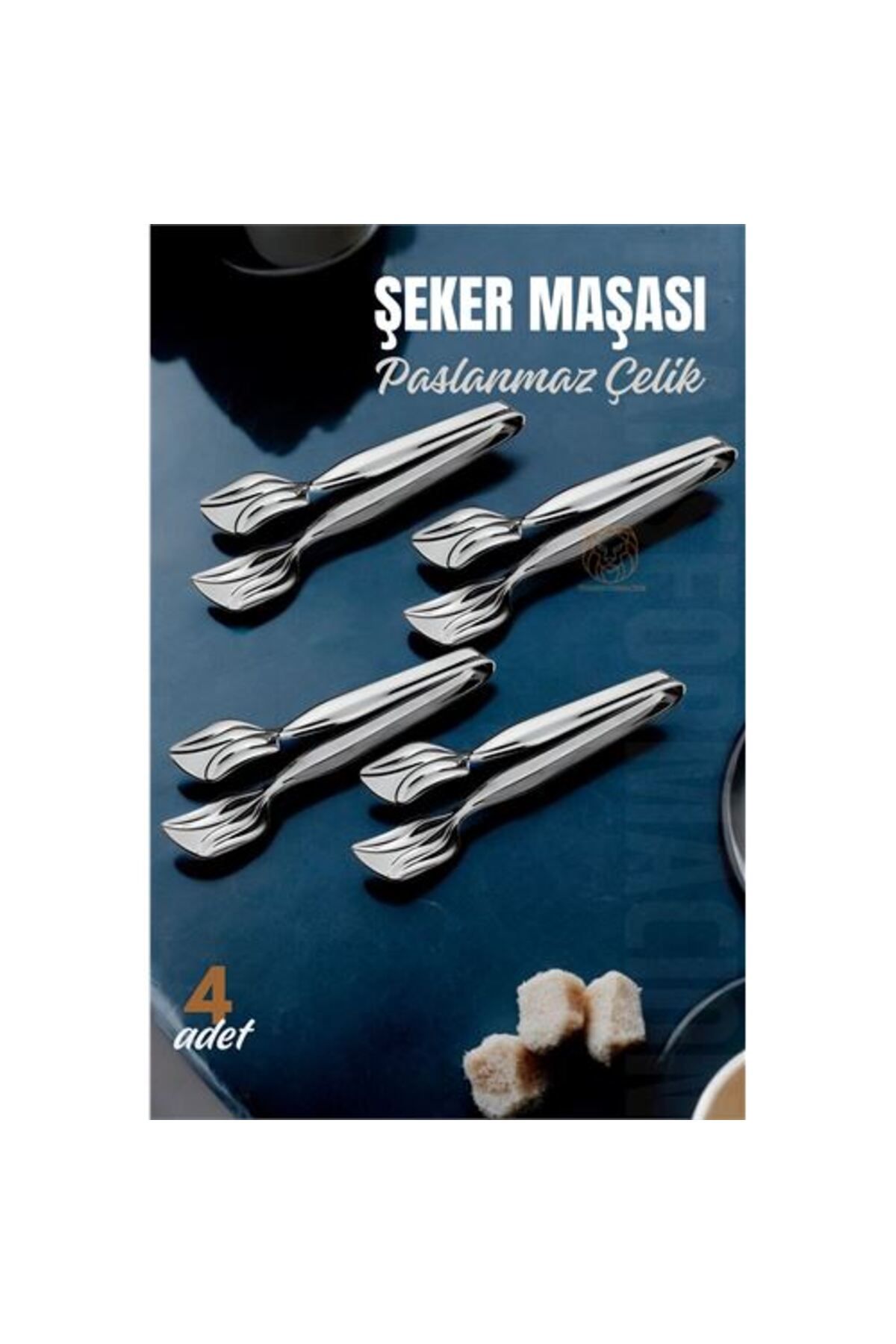 ModaCar Engstore Şeker Maşası Paslanmaz Çelik 4 ADET