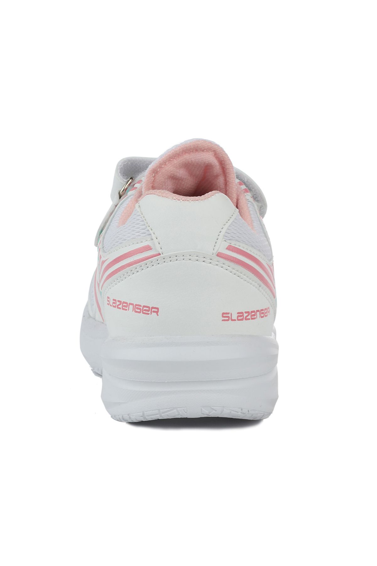 Slazenger کفش کتانی King I دخترانه سفید صورتی