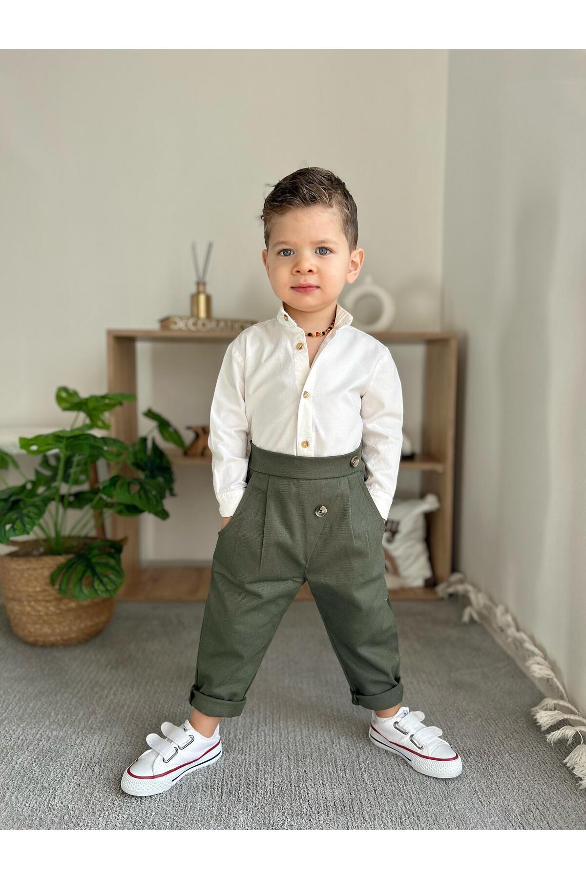 favorimkids Yeşil Pamuklu Takım 2 Lİ ALT ÜST fotoğrafı 7 (önizleme)