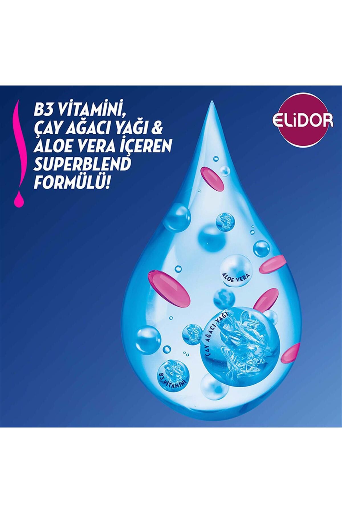 Elidor-Superblend Anti-Dandruff Effect 2 in 1 Shampoo & Care Cream 400 ml 3