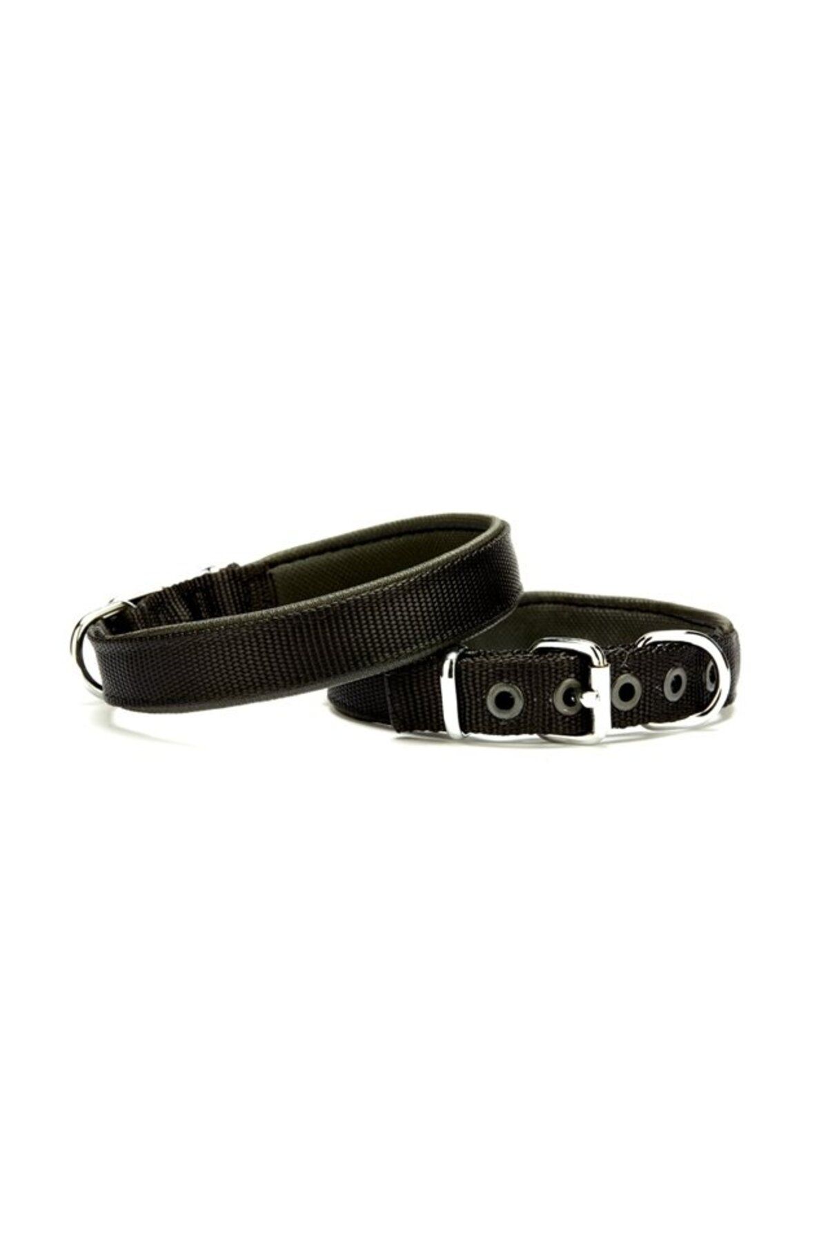 OEM Dokuma Softlu Köpek Boyun Tasması 2 cm x 45 cm Siyah