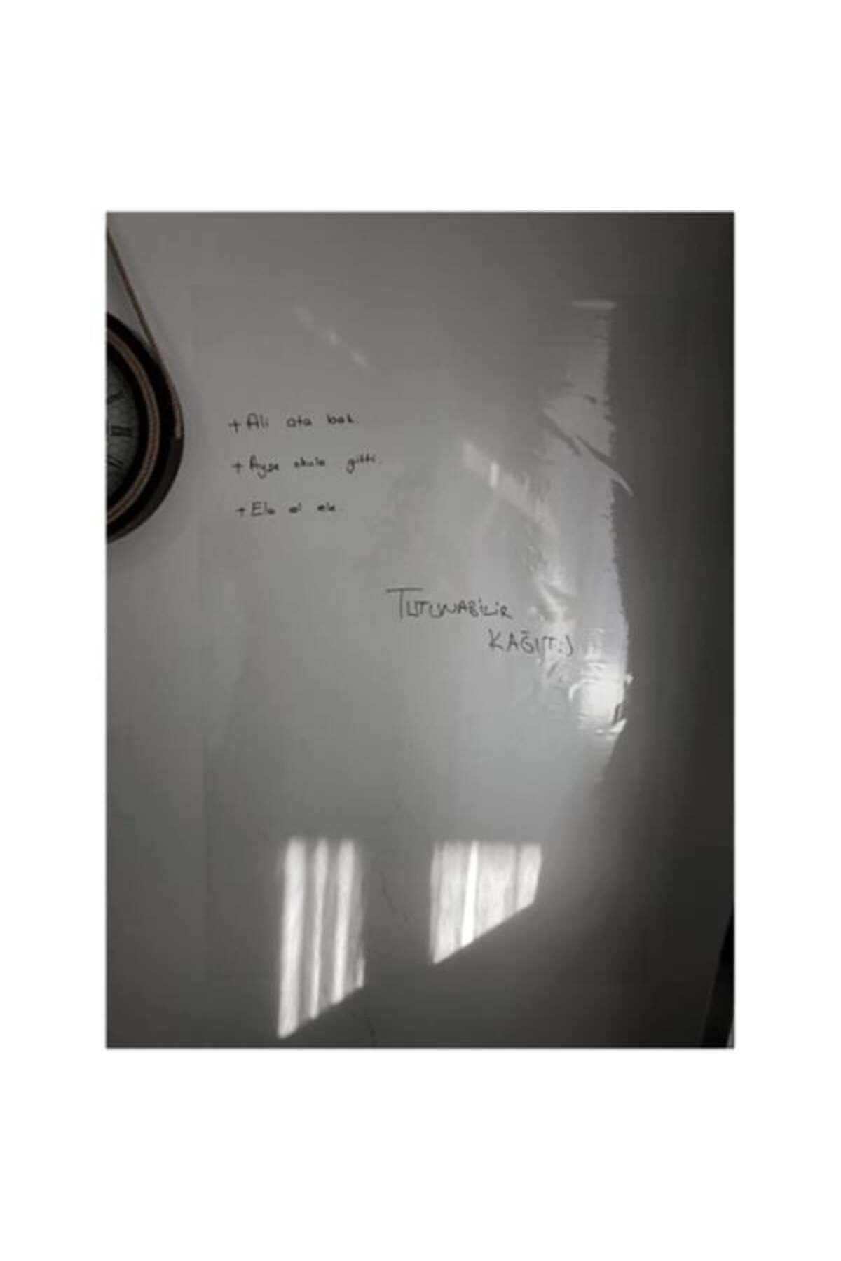 DENİZBİLİŞİM Kendinden Yapışkanlı Şeffaf Tahta Filmi - 2 Metre X 60 Cm