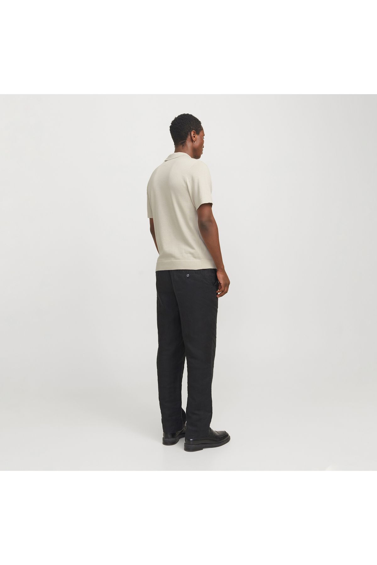 تی شرت ورزشی سفید مردانه POLO SLG Jack Jones Jack & Jones