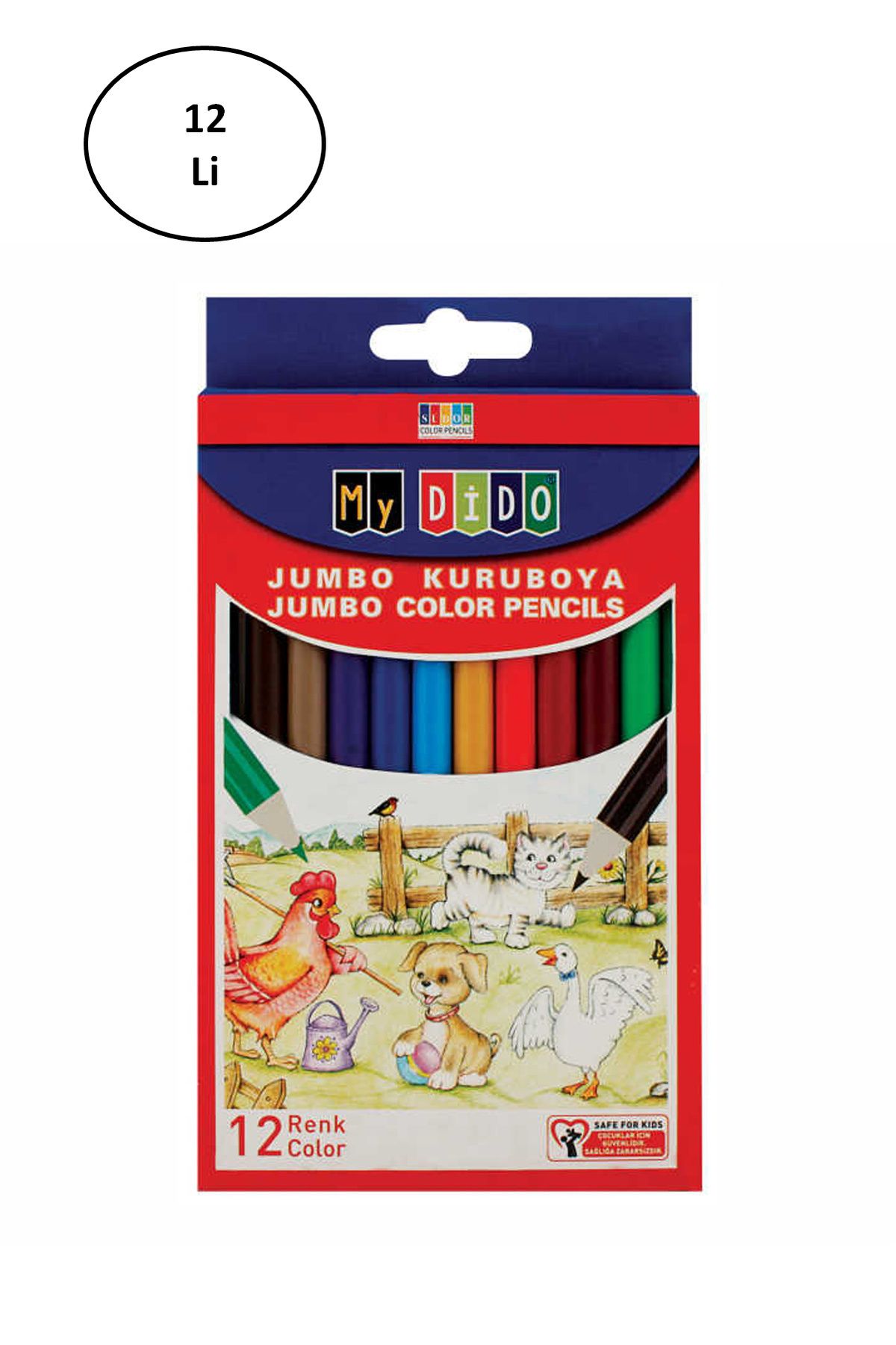 Mu Art Südor Mydido 12 Renk Kuru Boya 12'Li