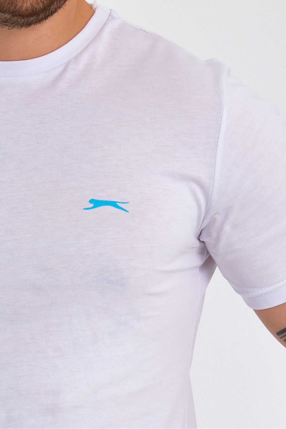 Slazenger-Bílé pánské tričko Panco I 4
