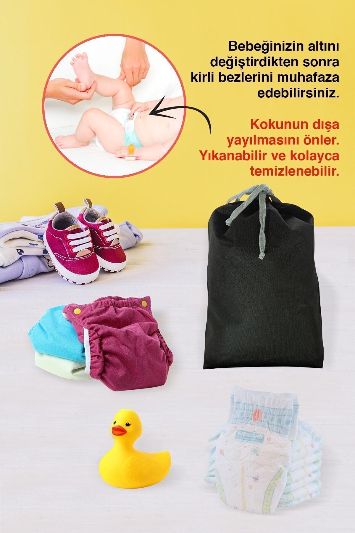 Palm Design Mayo Torbası Bebek Bezi Torbası Kirli Temiz Kıyafet Torbası Valiz Içi Organizer Oyuncak Torbası fotoğrafı 5 (önizleme)