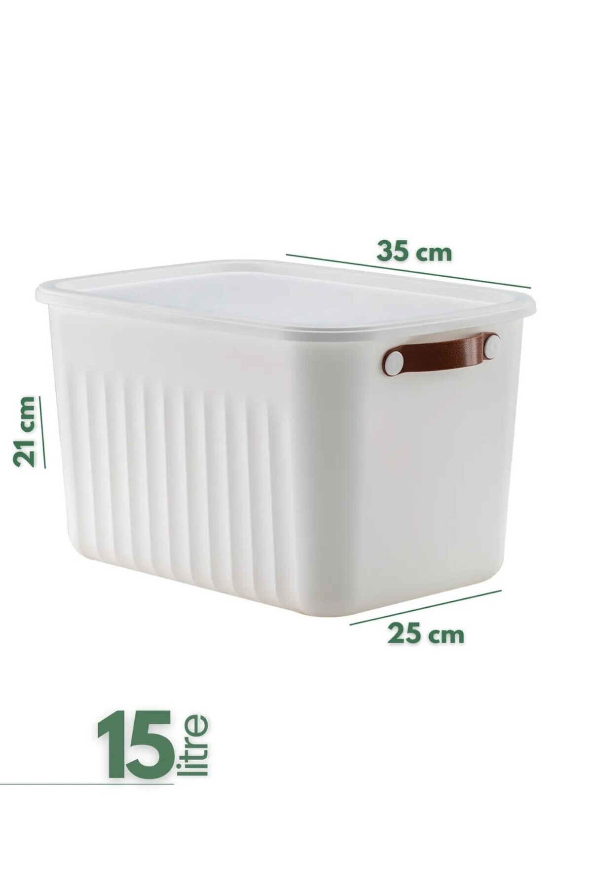hemlife-3-Piece Multi-Purpose Toy Storage Box 15 Lt Volume Plastic Organizer Storage Box with Handle 3