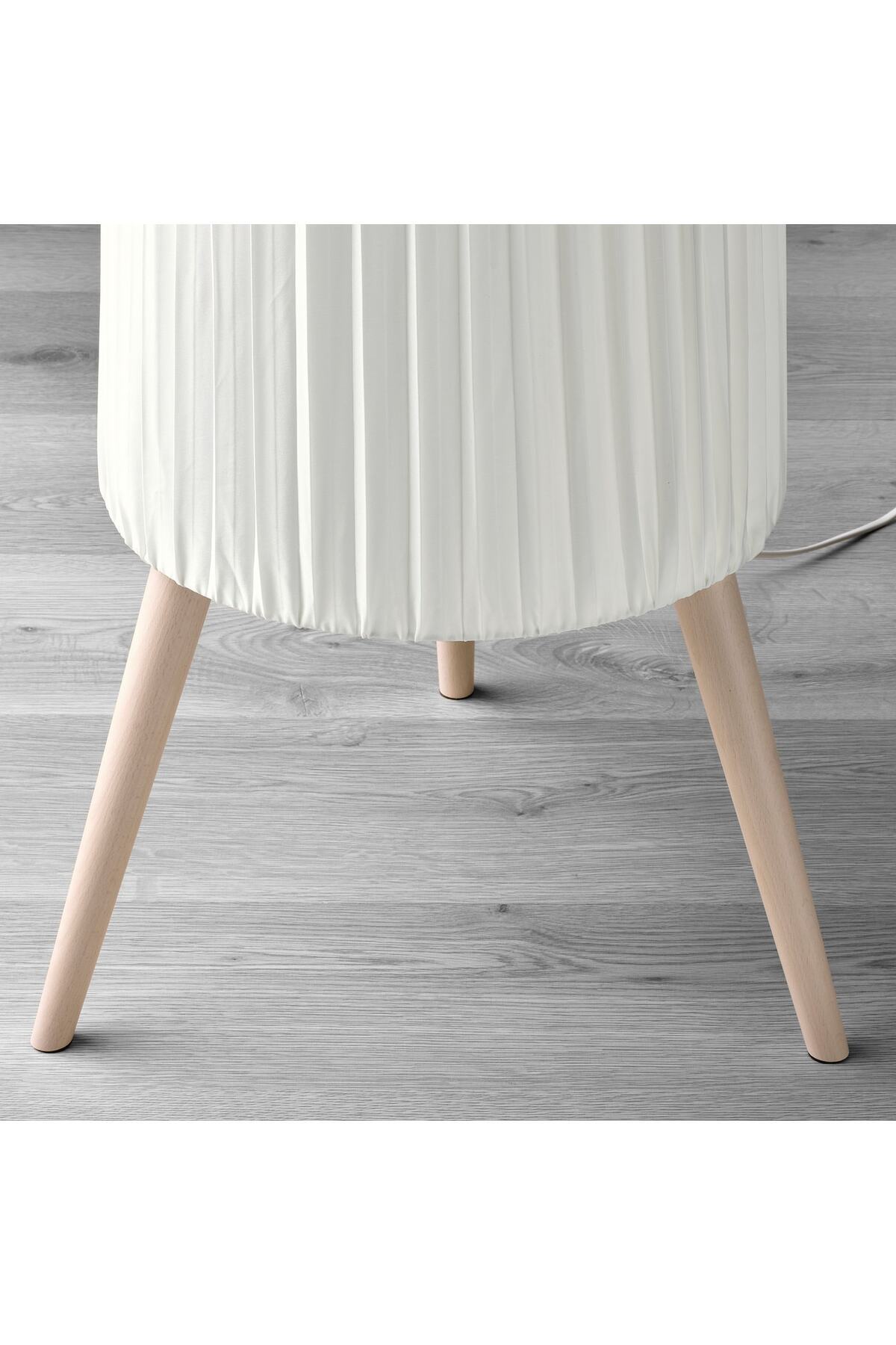 IKEA-ÖKENSAND Floor Lamp, Beech/White 6