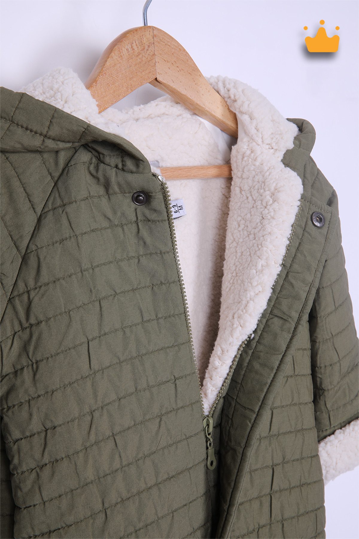 Babydola 0-3 Yaş Kapitone Kapşonlu İçi Velsoft Bebek Çocuk Kışlık Kar Tulumu Kozmonot 13473 fotoğrafı 4 (önizleme)