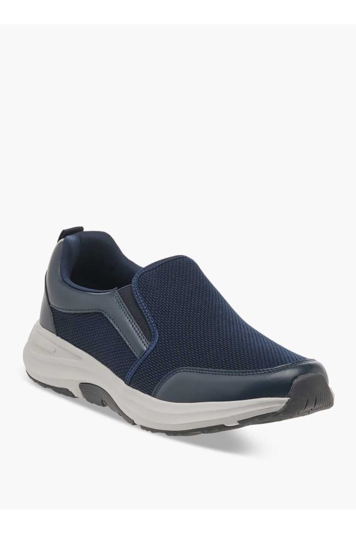 LBL by Shoexpress-LBL by Shoexpress Panelled Slip-On Sneakers with Pull Tabs 2