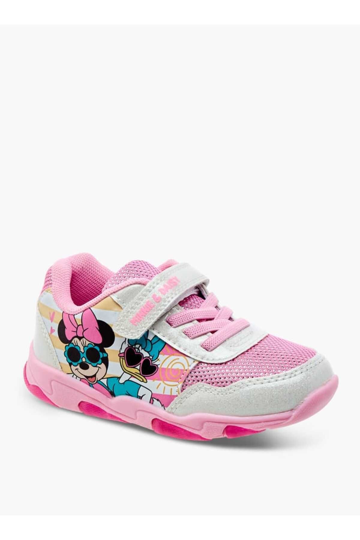 Disney-Minnie and Daisy Printed Light-Up Sneakers with Hook and Loop Closure 2