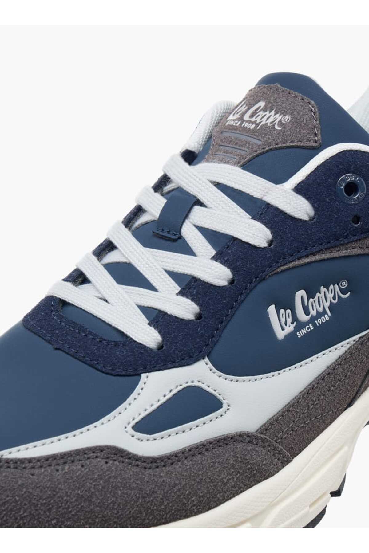 Lee Cooper-Men's Panelled Lace-Up Sneakers 4