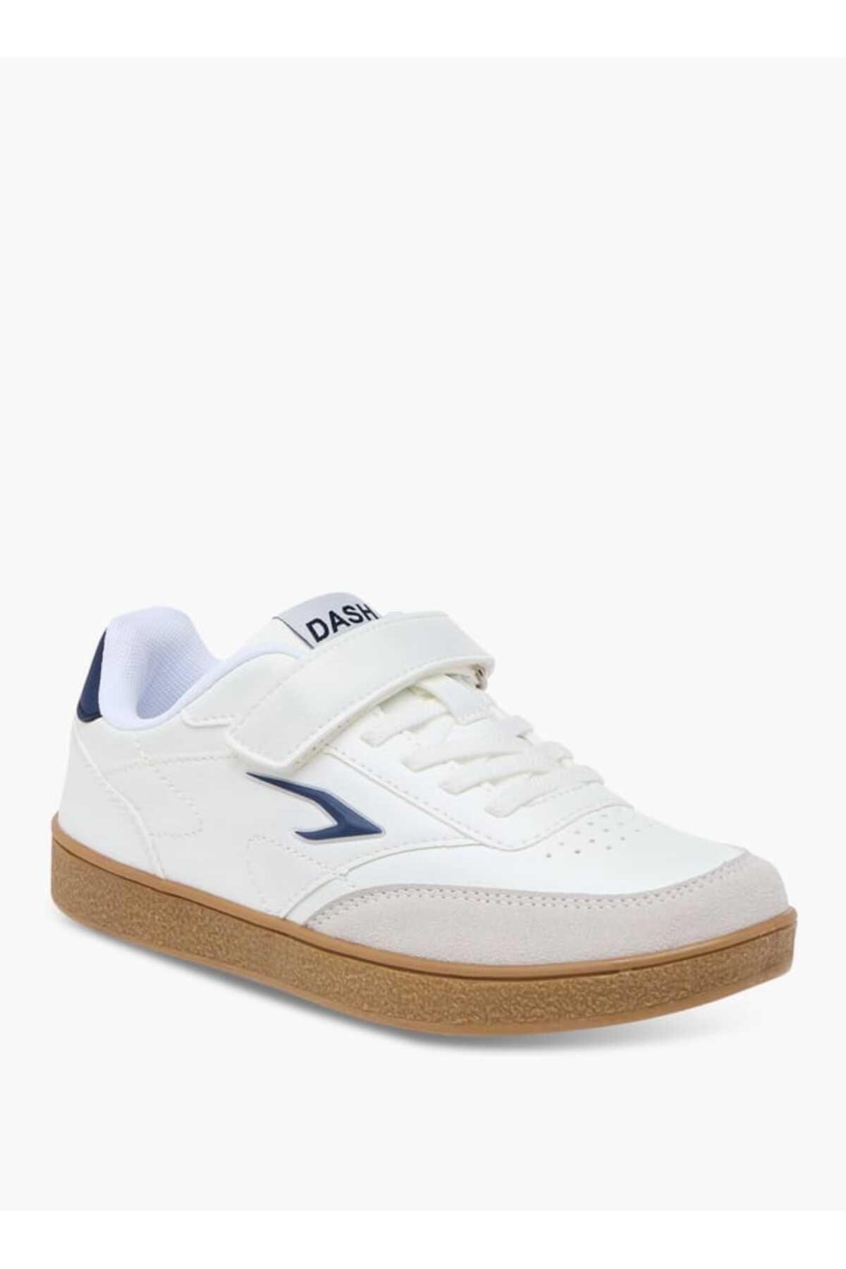 Dash-Logo Detail Sneakers with Hook and Loop Closure 2