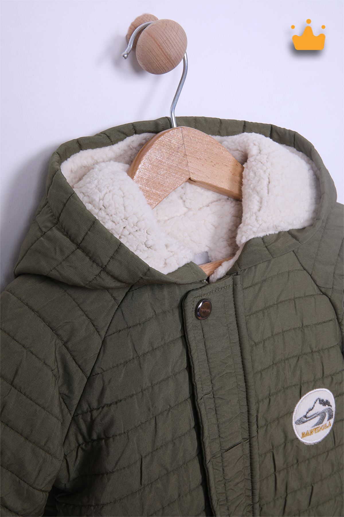 Babydola 0-3 Yaş Kapitone Kapşonlu İçi Velsoft Bebek Çocuk Kışlık Kar Tulumu Kozmonot 13473 fotoğrafı 2 (önizleme)