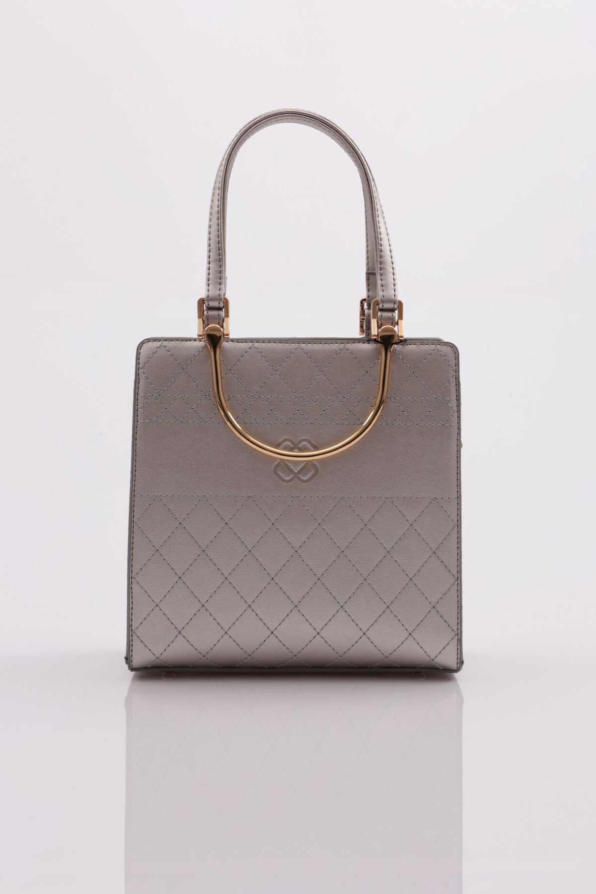 DGN-Custom Metal Classic Women's Bag - Silver Metallic 1342856 1