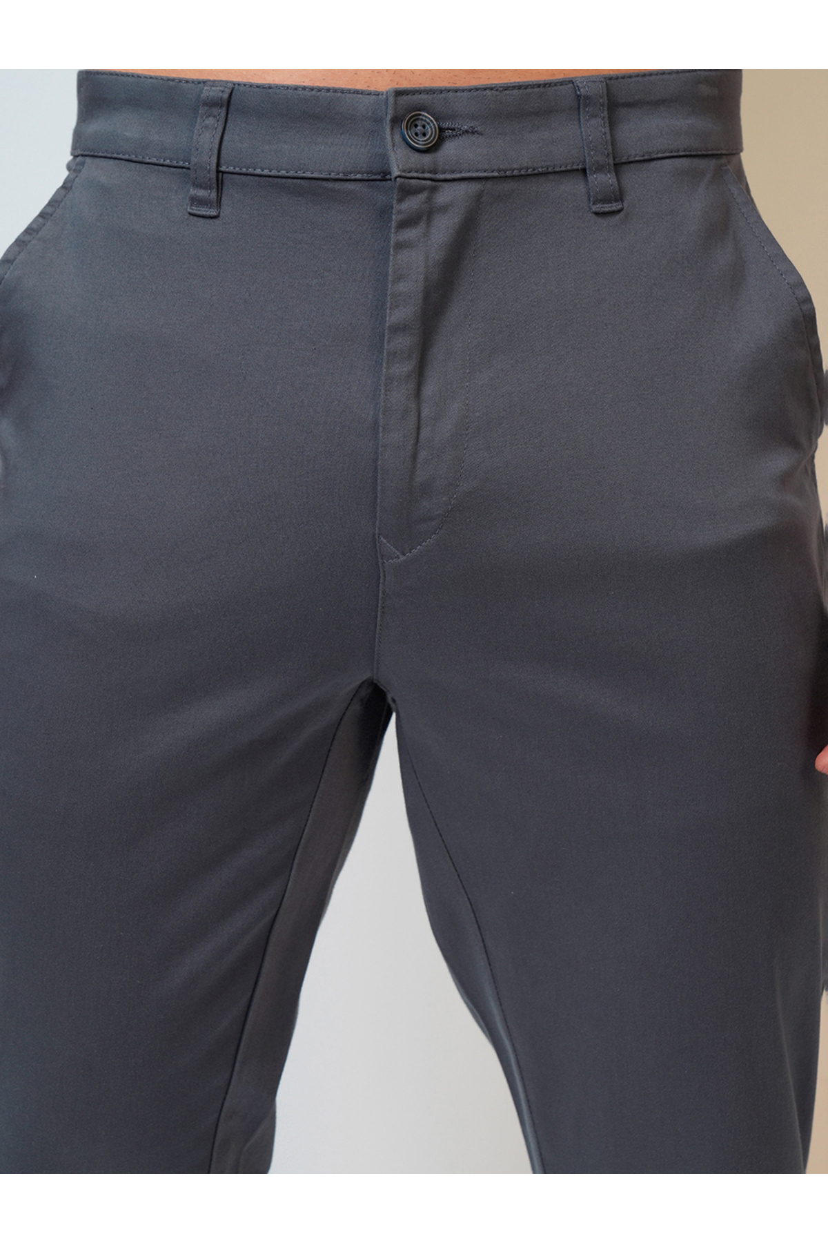 Highlander By Styli-Mid Rise Regular Fit Chino Trousers 5