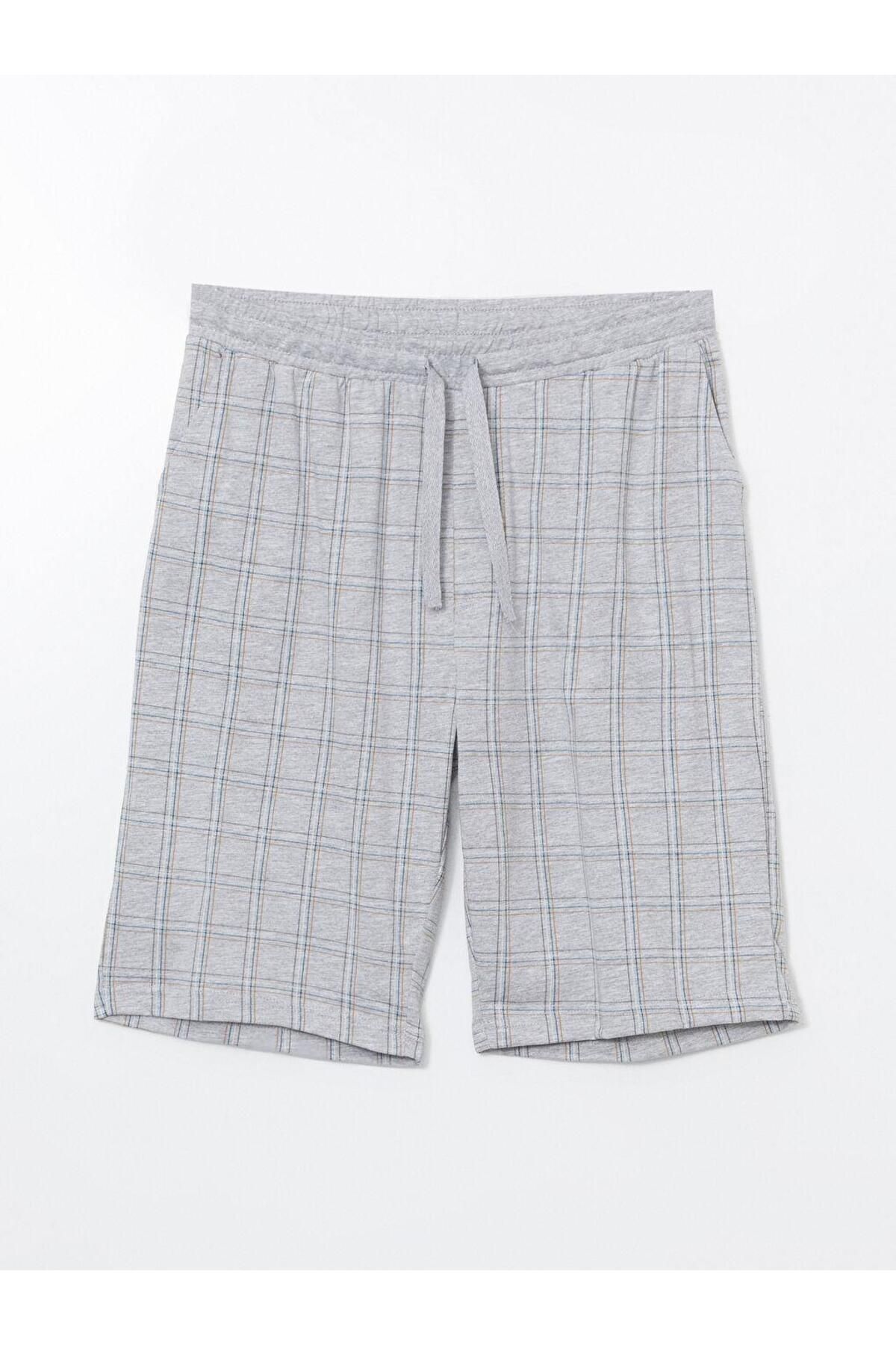 LC Waikiki-Ανδρικό σορτς με πυτζάμες Standard Fit 1