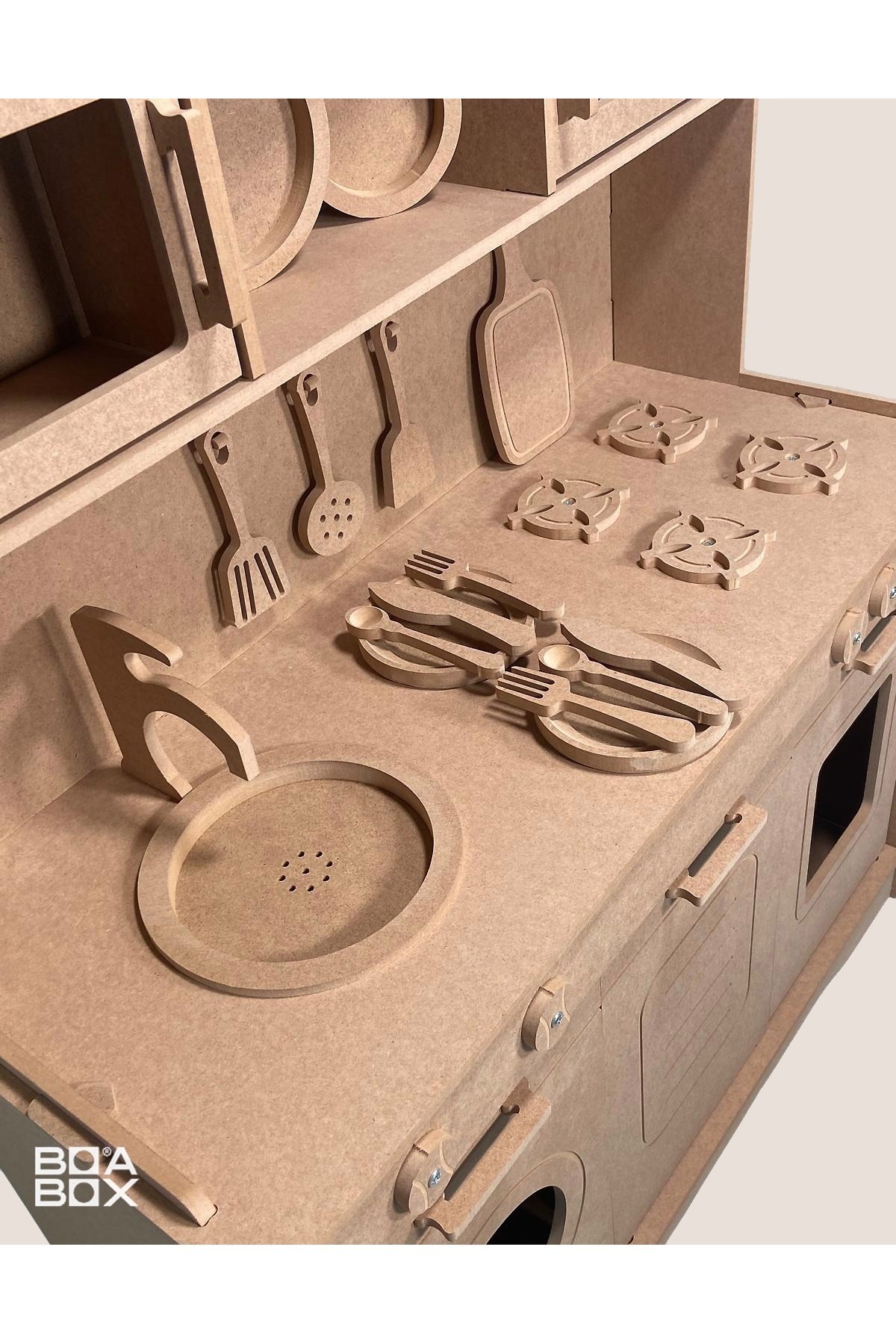 آشپزخانه اسباب‌بازی چوبی