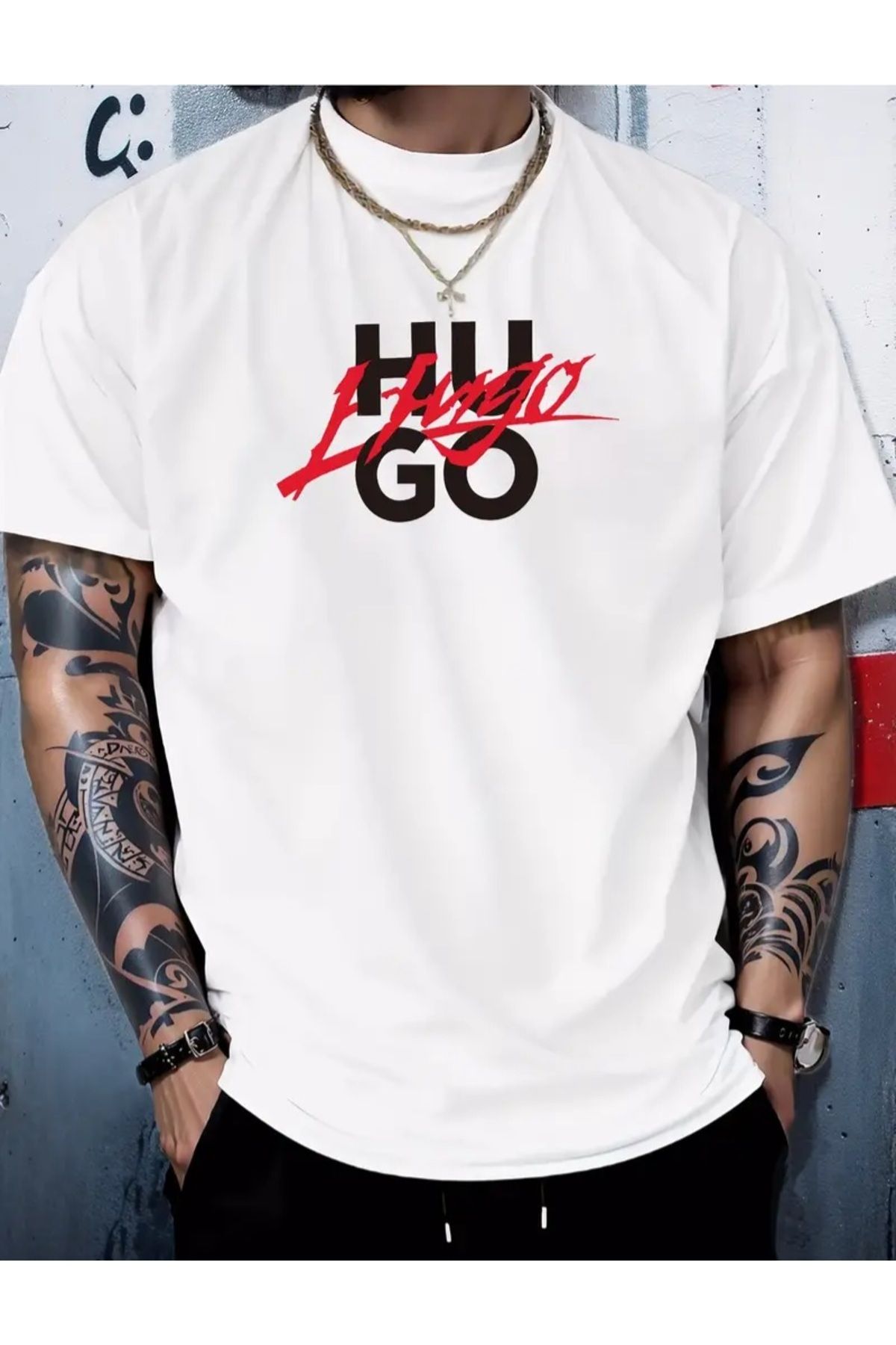 Unisex Genç Yetişkin Oversize Kesim Bol Rahat İki İplikli Tshirt
