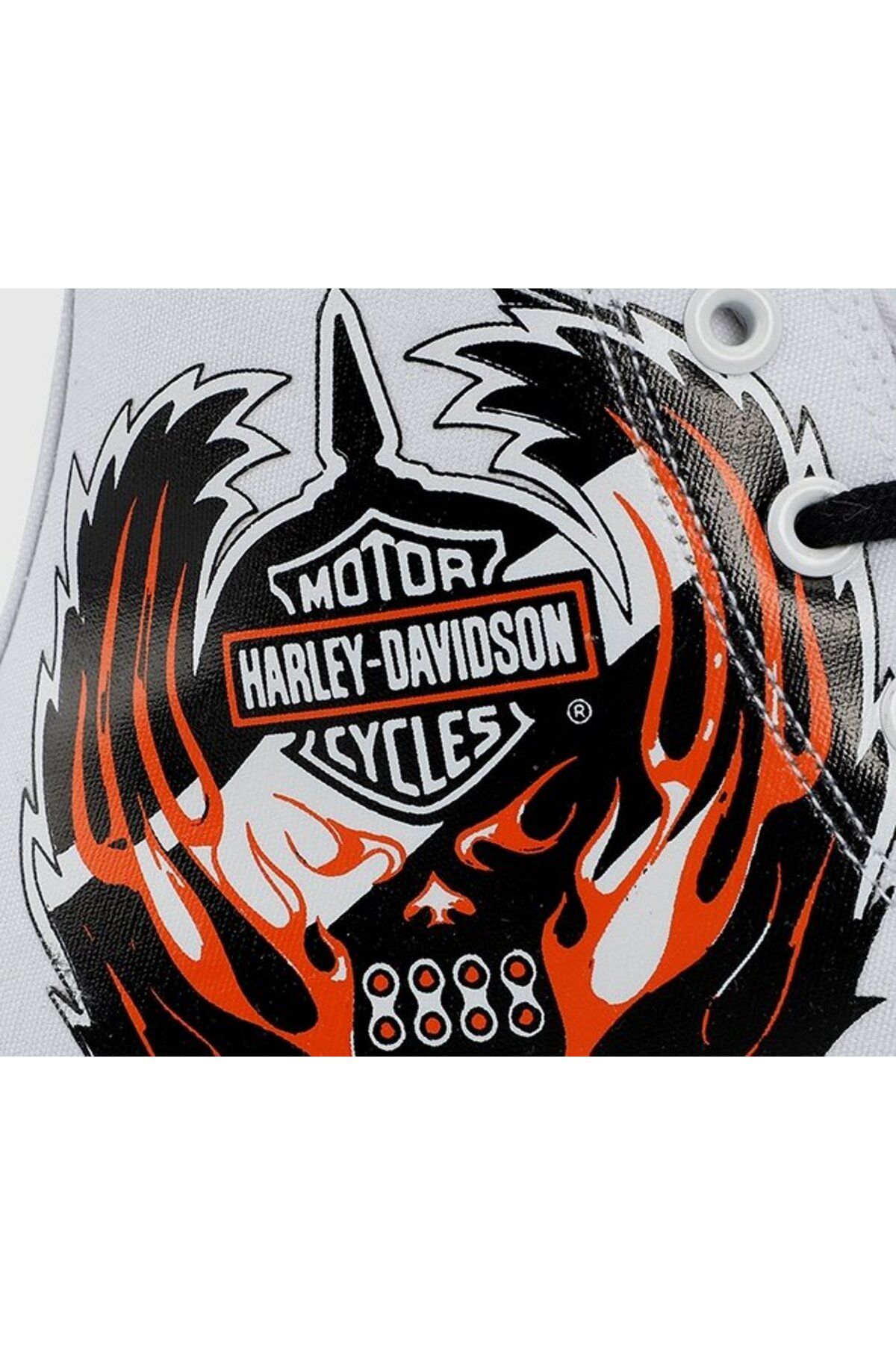 Harley Davidson-حذاء رياضي رجالي بلانو أبيض - 023 م100347 5