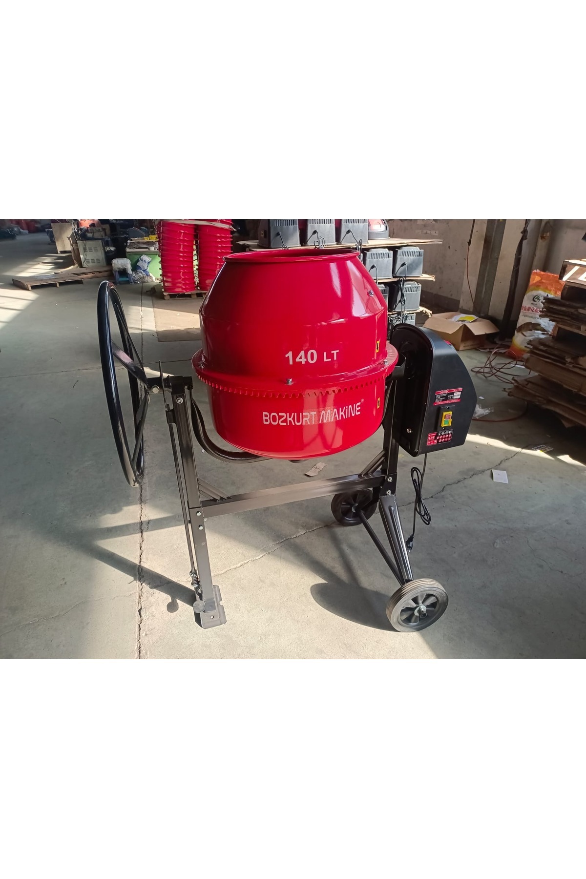 Bozkurt 140 Litre Harç Karma Makinası ( Betoniyer)