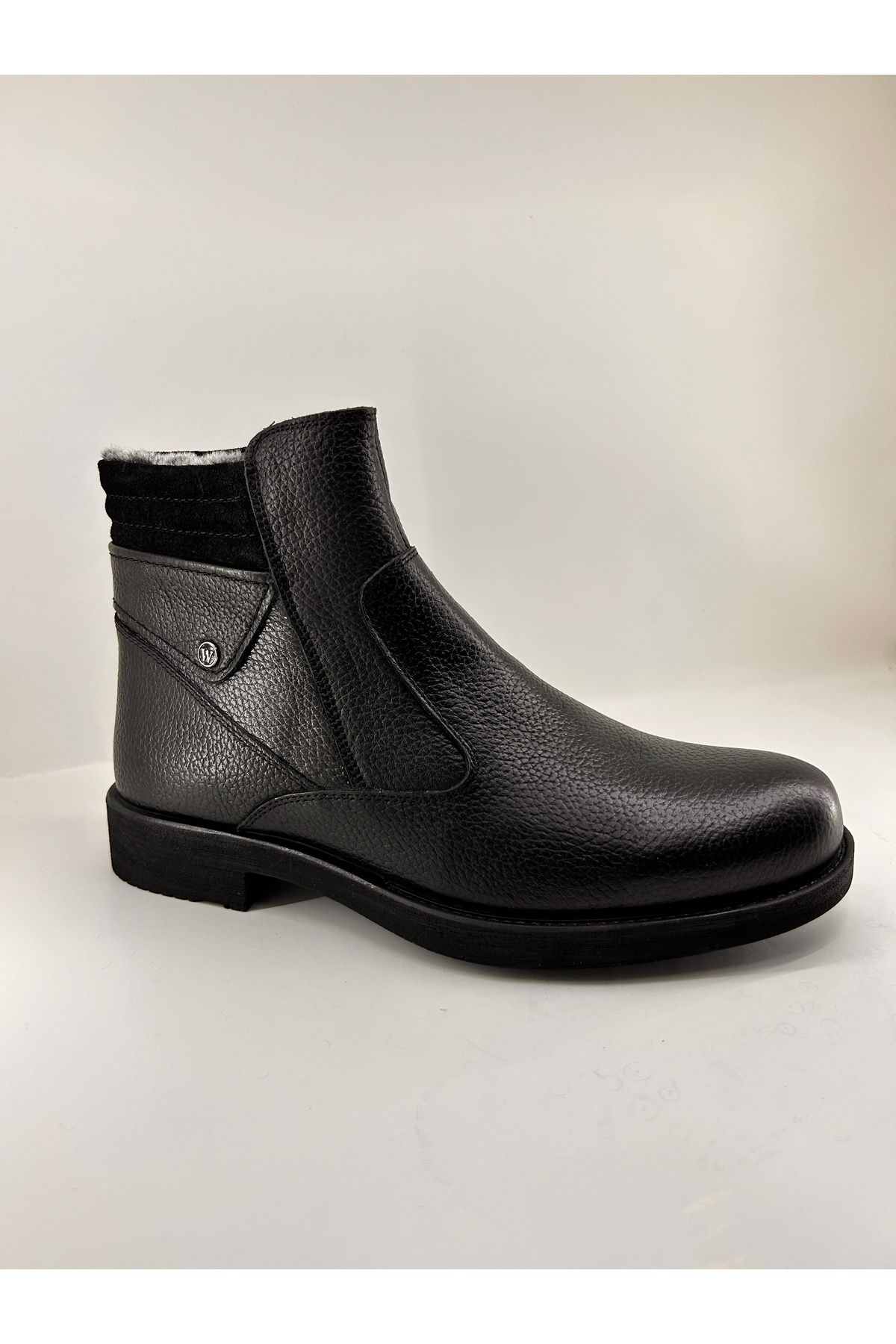 FKSHOES arkası süet yüksek bot