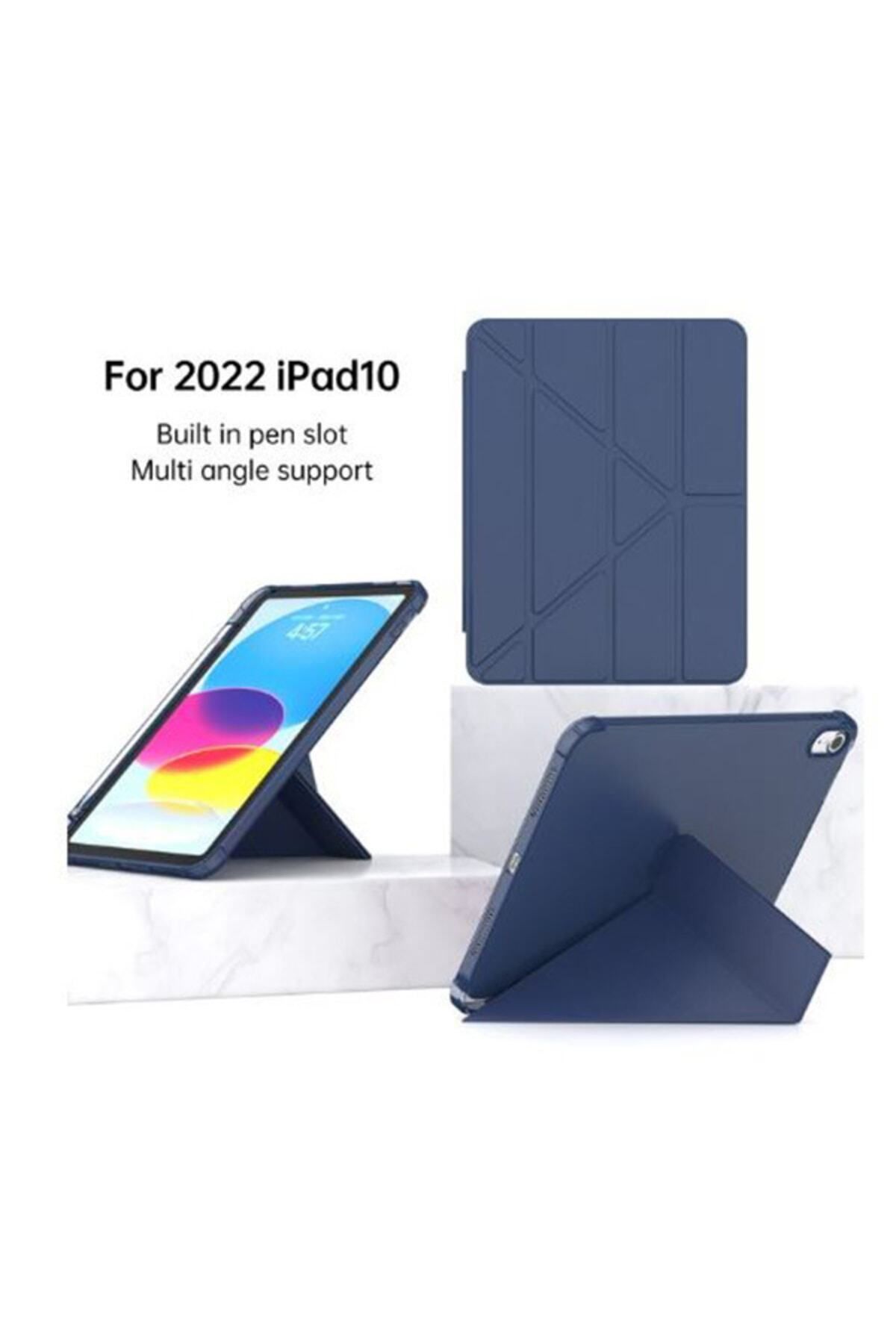 Nezih Case-iPad 10Th Generation 2022 10.9” / 11Th Generation A16 2025 11” Compatible Smart Case with Pen Compartment and Sleep Mode 3