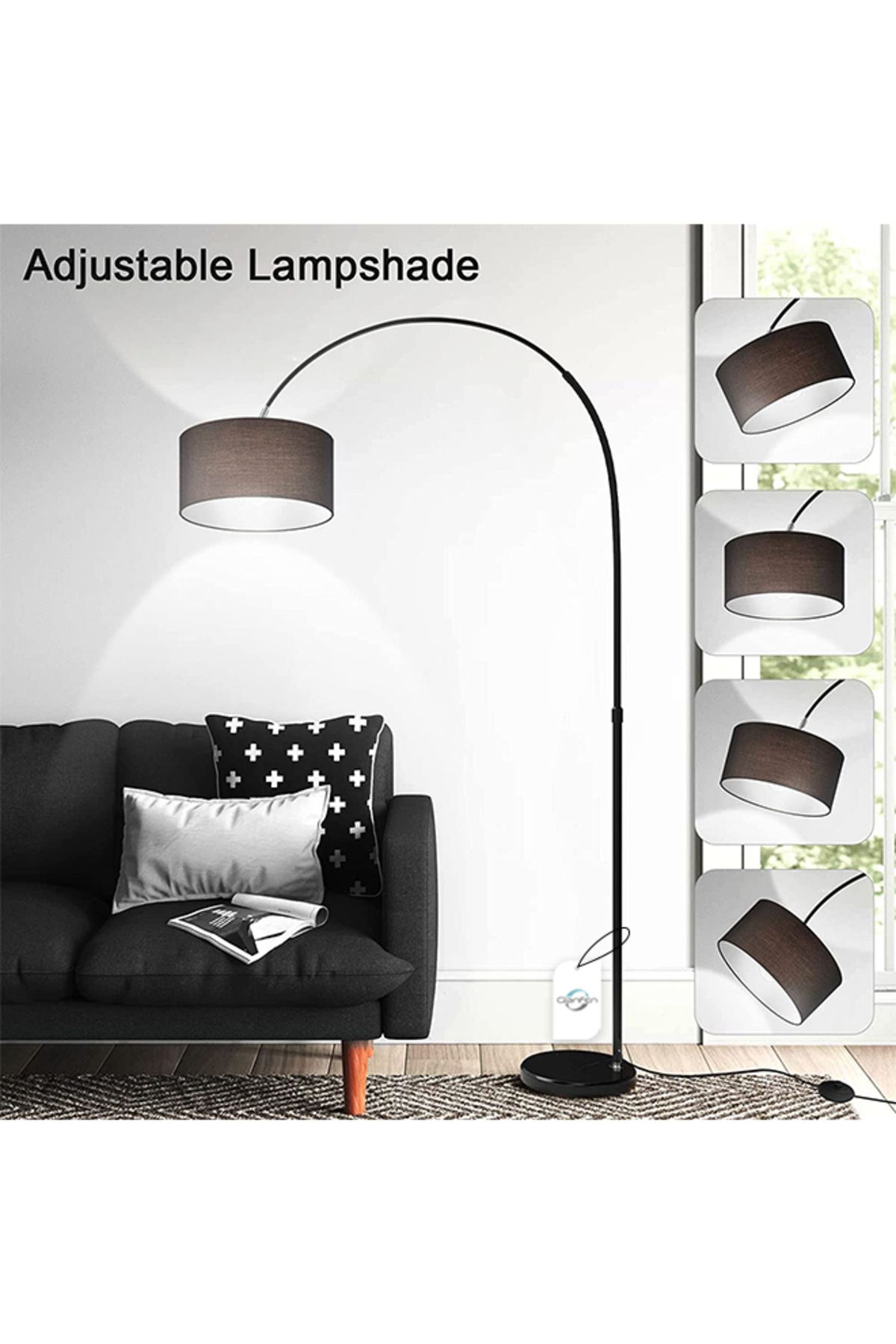 sharpdo-Nordic Simple Eye-protecting Vertical Floor Lamp with 9W Tricolor Lamp 3