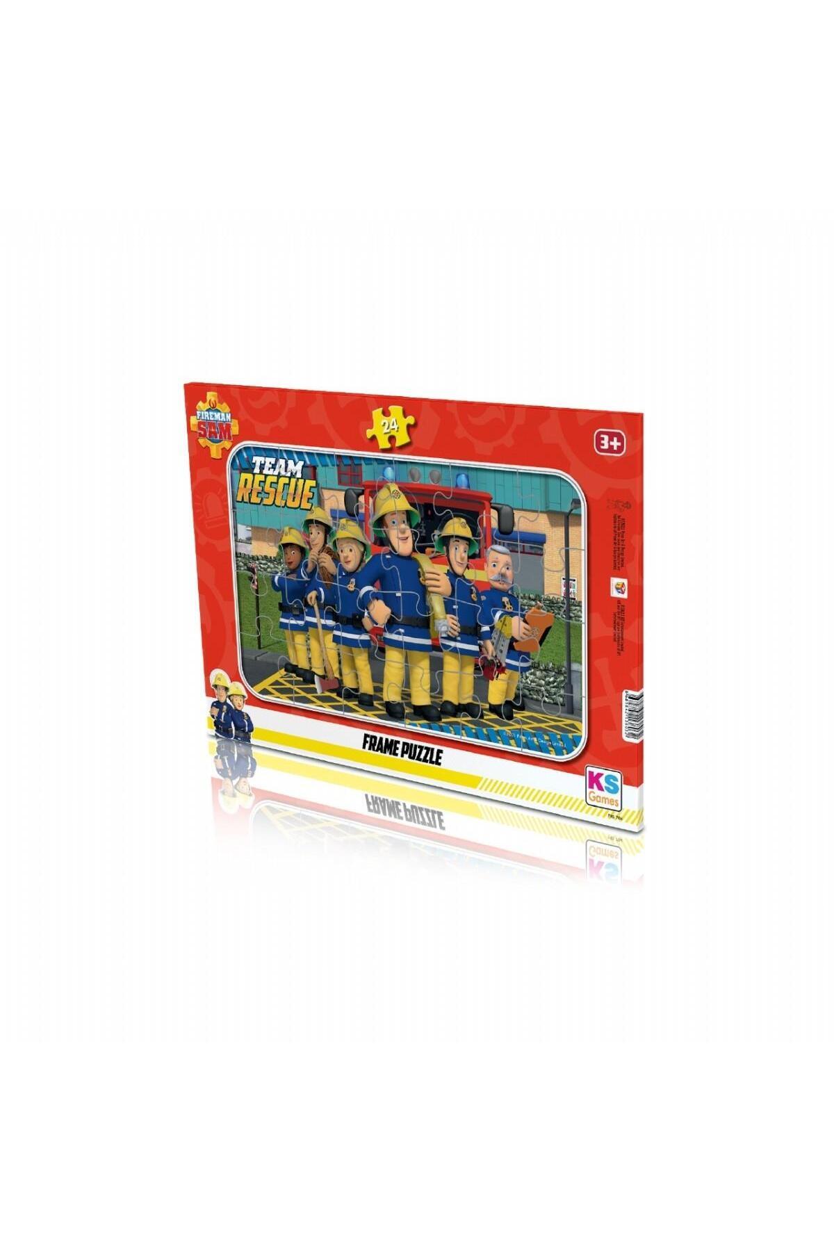 Ks Games-Fireman Sam Puzzle 24 Piece Frame Frs704 1