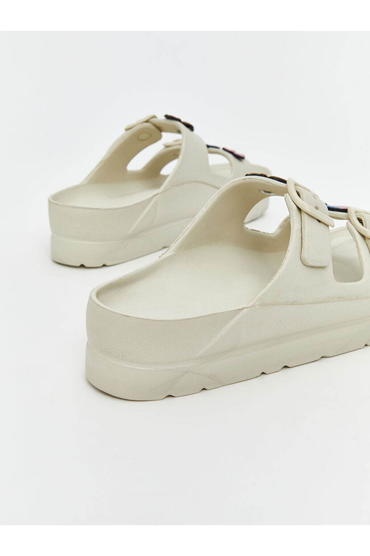 LC Waikiki-Double Striped Women's Slippers 5
