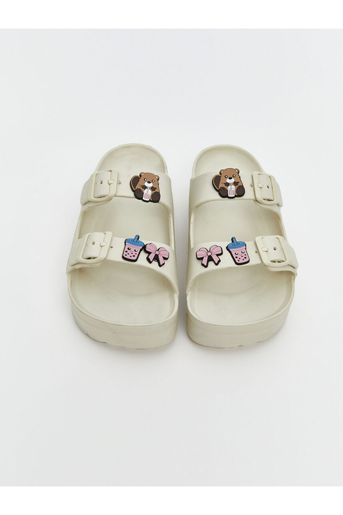 LC Waikiki-Double Striped Women's Slippers 3