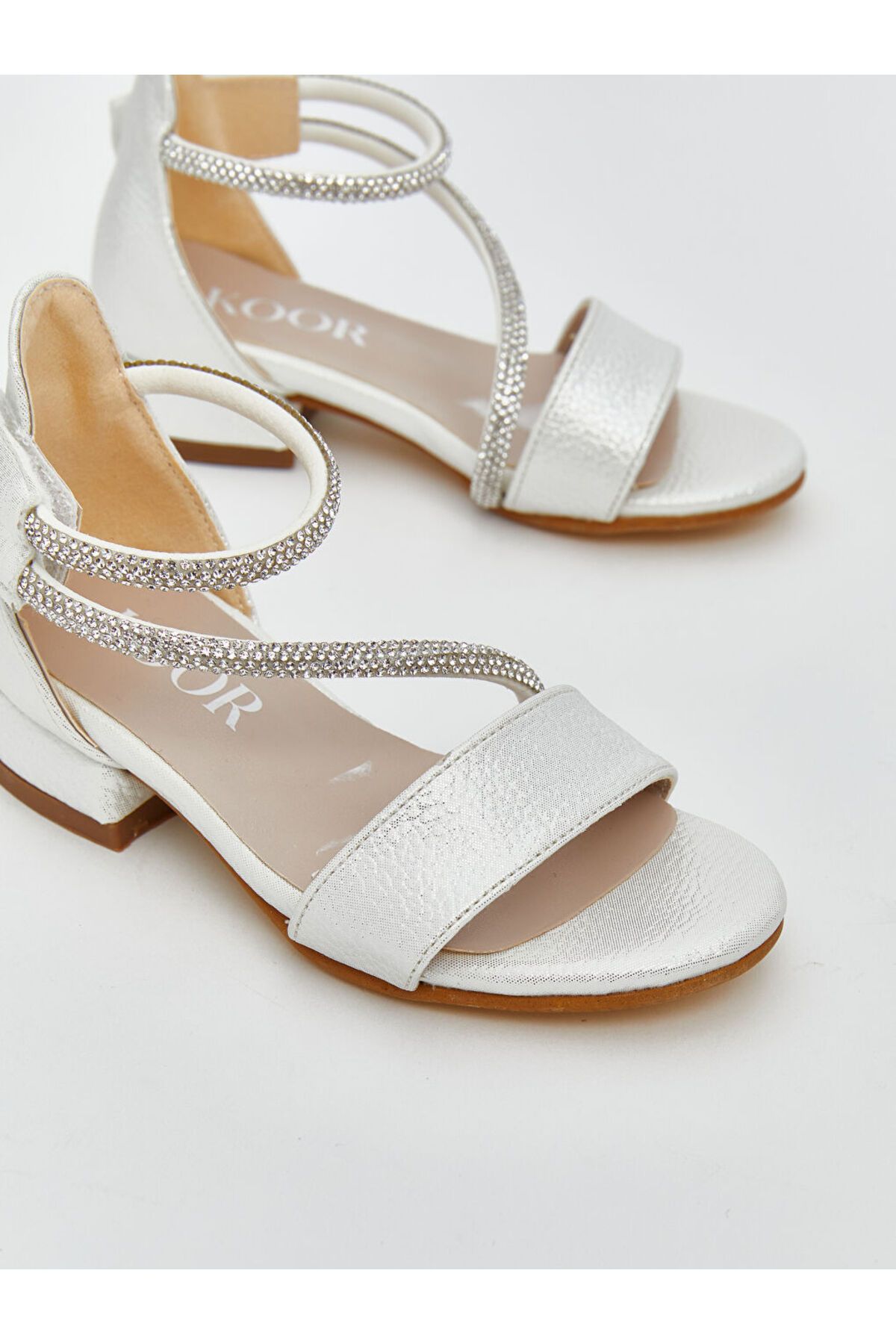 LC Waikiki-Stoned Baby Girl Heeled Shoes 3