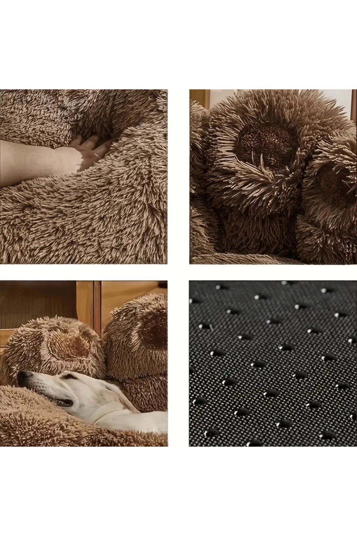 Comfort-Plush Pet Bed,Super Soft and Round Design,Suitable for Dogs and Cats, Can Be Used as a Dog and Cat 4