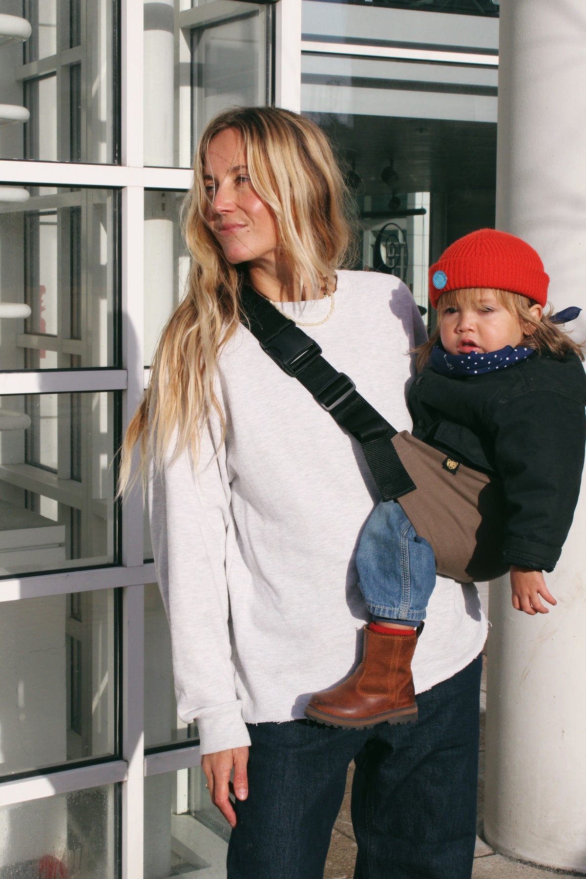 WILDRIDE Coffee - Açık Kahverengi Pamuklu Çocuk Taşıyıcı fotoğrafı 7 (önizleme)